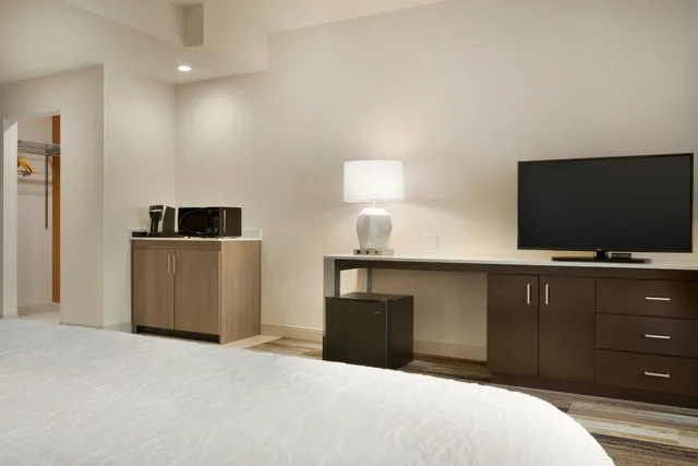غرفة بسرير كينج بحوض استحمام لذوي الإعاقة، Hilton Garden Inn Downtown Birmingham 2/3