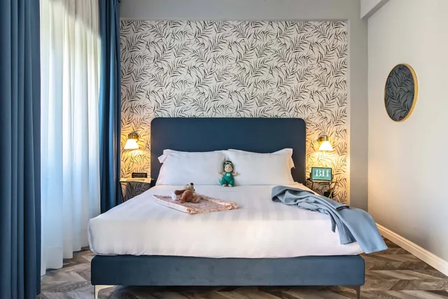 غرفة بسرير مزدوج أو سريرين منفصلين، Bloom Hotel Roma 1/7