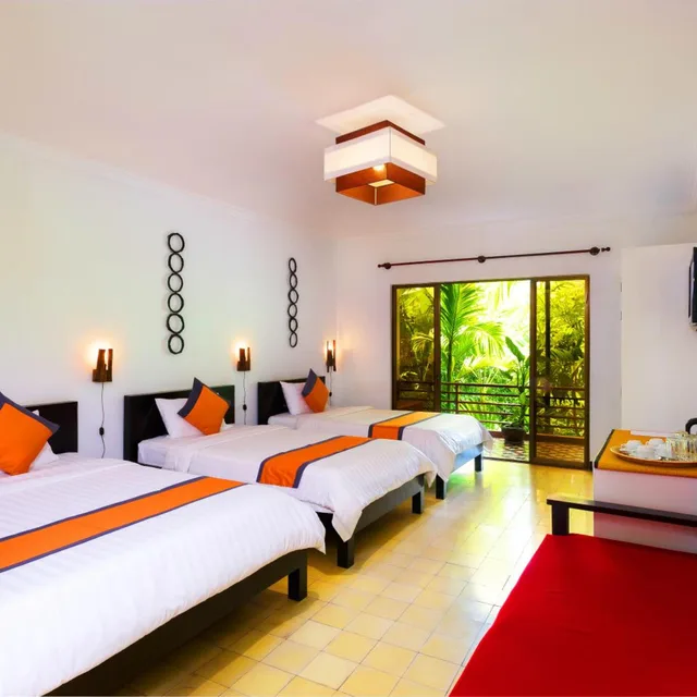غرفة عائلية بإطلالة على المسبح، La Niche d Angkor Boutique Hotel 6/10