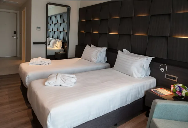 غرفة سوبيريور بسريرين منفصلين، Wish More Hotel 6/9