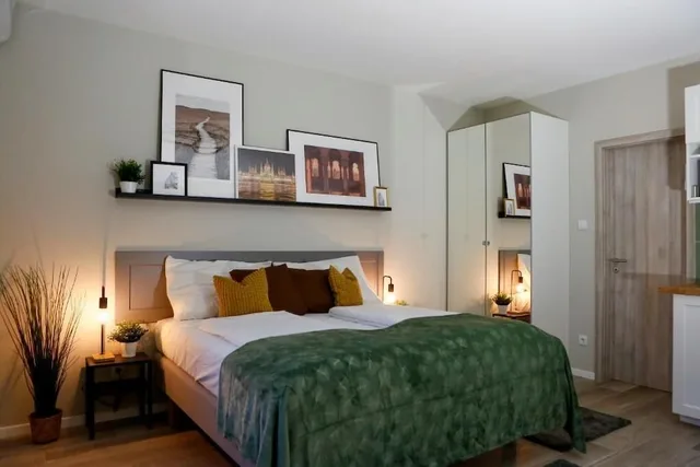 استوديو ديلوكس بسرير كوين، Agape Apartments 1/3