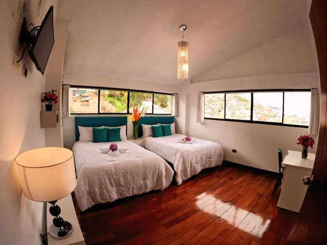 شقة ديلوكس بسريرين كينج بشرفة بـ4 غرف نوم، Hotel R House Cusco 4/10