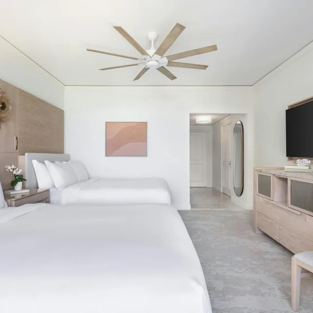 Room, 2 Queen Beds, Partial View, Low Floor، The Ritz Carlton Key Biscayne 2/3