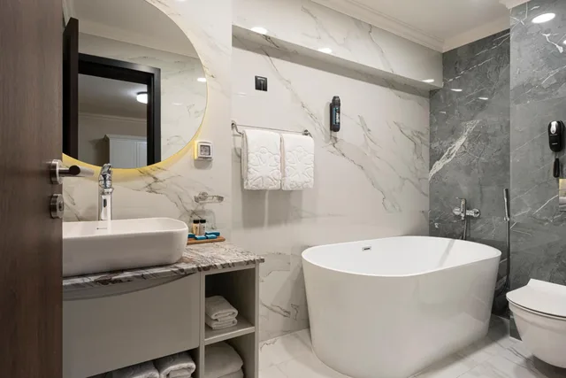 شقة بإطلالة على البحر بشرفة بغرفة نوم واحدة، Casa di Fiore SPA and Medical Hotel 5/7