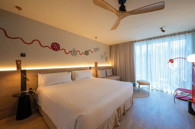 غرفة ديلوكس بسرير كينج، Terreno Barrio Hotel 2/10
