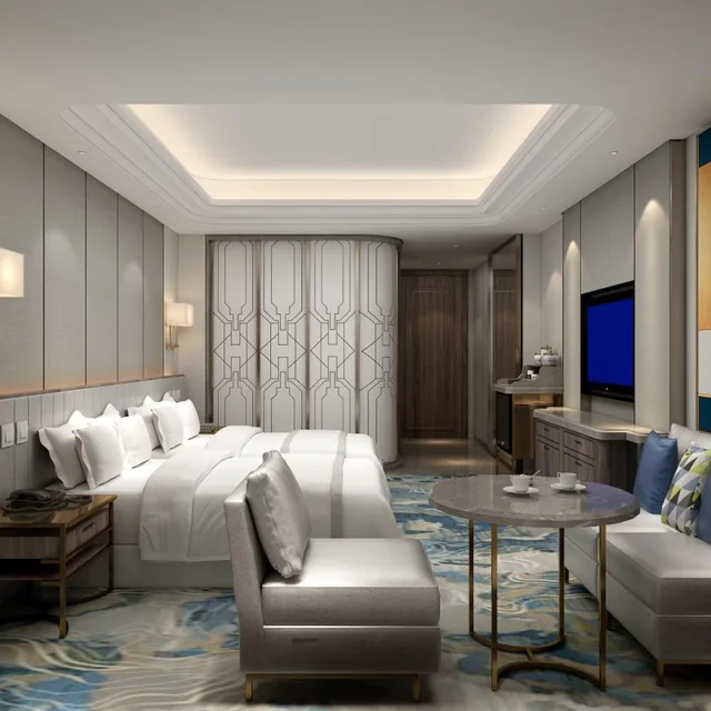 Superior Garden View Twin Room, Oriental Riverside Hotel Shanghai International Convention Center 4/5