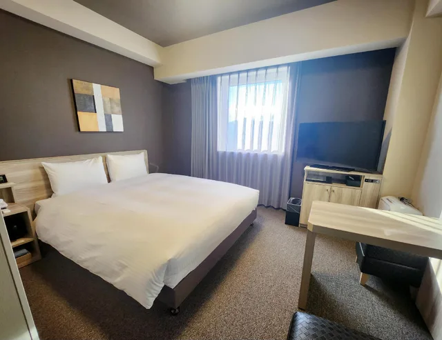 غرفة بسرير مزدوج، Hotel Route Inn Yahaba 1/2