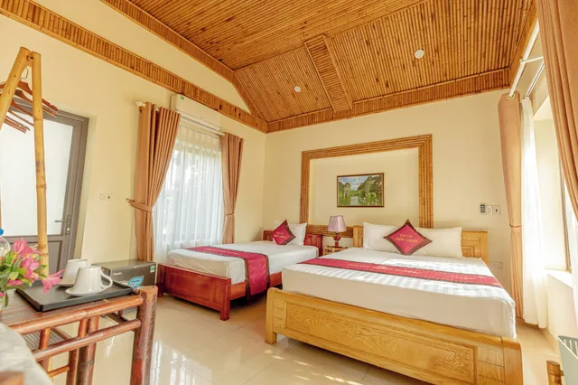 غرفة ديلوكس ثلاثية، Tam Coc Green Garden Bungalow 1/5