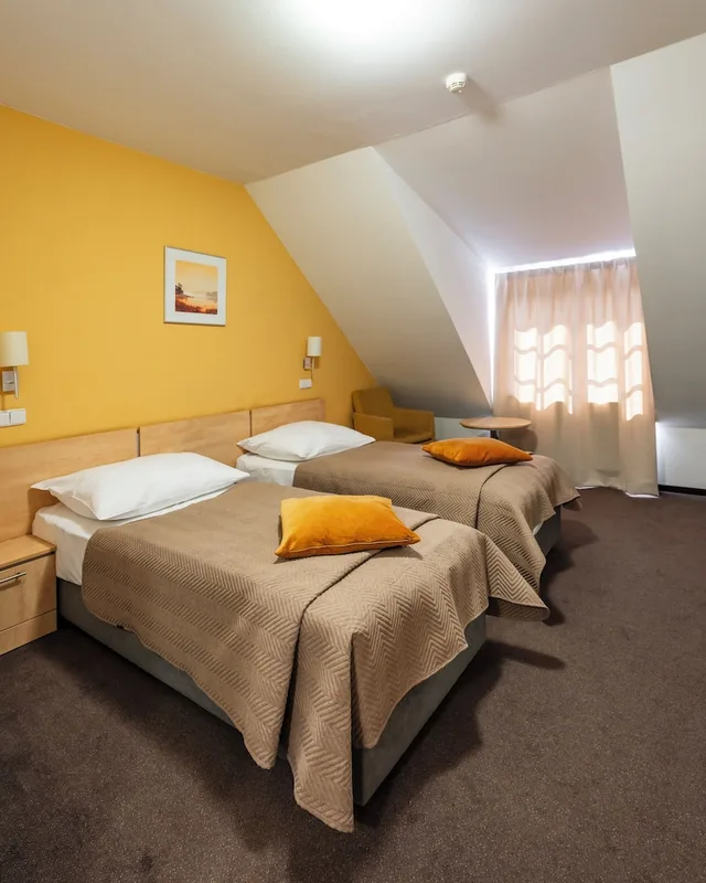 غرفة أساسية بسريرين منفصلين، Hotel Chvalska Tvrz 4/10