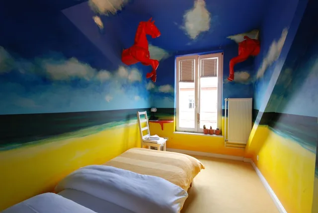 غرفة مفردة بحمام مشترك، Arte Luise Kunsthotel 4/6