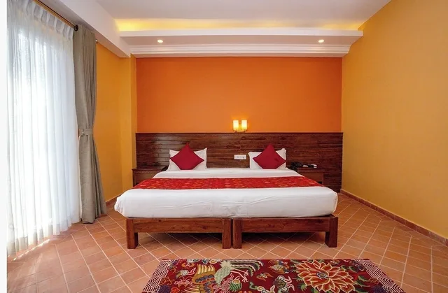 غرفة ديلوكس بسريرين منفصلين بشرفة، Hotel Dolmaling 2/10