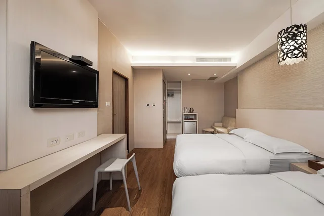 غرفة إليت رباعية بسريرين مزدوجين، The Riverside Hotel Hengchun 3/5
