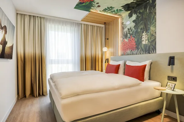 شقة ديلوكس بسريرين مزدوجين بغرفتي نوم مع أريكة، Citadines Danube Vienna 1/5