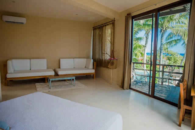 جناح جونيور بإطلالة على البحر بشرفة، Maria Del Mar Tulum - Adults Only 4/5