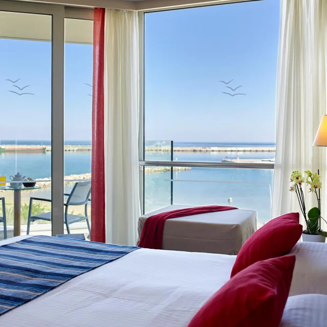 غرفة مزدوجة بإطلالة على البحر، Kyma Suites Beach Hotel 8/10