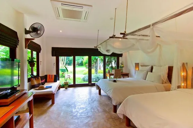 غرفة ديلوكس بسرير مزدوج أو سريرين منفصلين، The Legend Chiang Rai Boutique River Resort and Spa 1/1