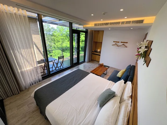 غرفة اقتصادية بسرير كينج بإطلالة على الحديقة، Villa Loherb 6/10