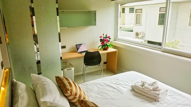 شقة حصرية ركنية بسرير كينج وسرير كوين وأسرّة بطابقين بـ3 غرف نوم، Viengping Mansion 3/4
