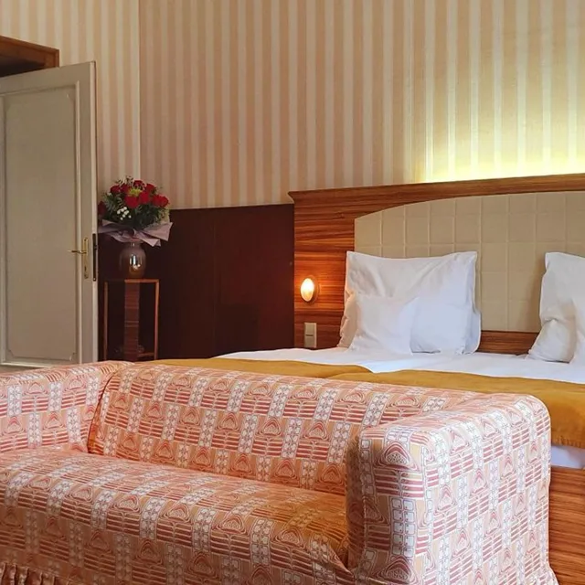 غرفة ديلوكس بسرير مزدوج أو سريرين منفصلين بجاكوزي، Hotel Okresni dum 1/3