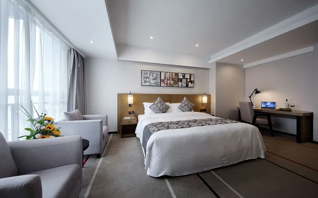 غرفة ديلوكس بسرير مزدوج، Shenzhen Hongdu Hotel 4/10