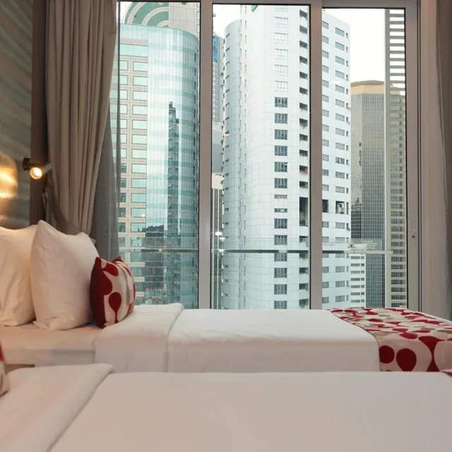 استوديو تنفيذي بسريرين منفصلين وسرير كينج، Ramada Suites by Wyndham Kuala Lumpur City Centre 3/5
