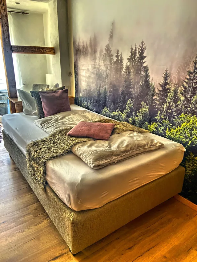 غرفة أساسية مفردة بسرير فردي، Hotel Nuhnetal 1/2