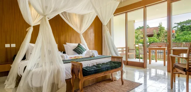 غرفة بسرير كينج بشرفة، Sapodilla Ubud 8/10