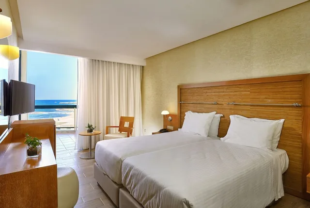 Room, Twin Beds, Sea View, Sirens Beach Hotel 3/10