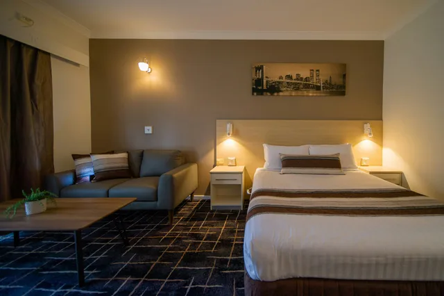غرفة ديلوكس بسرير كوين، Hamiltons Townhouse Motel 3/10
