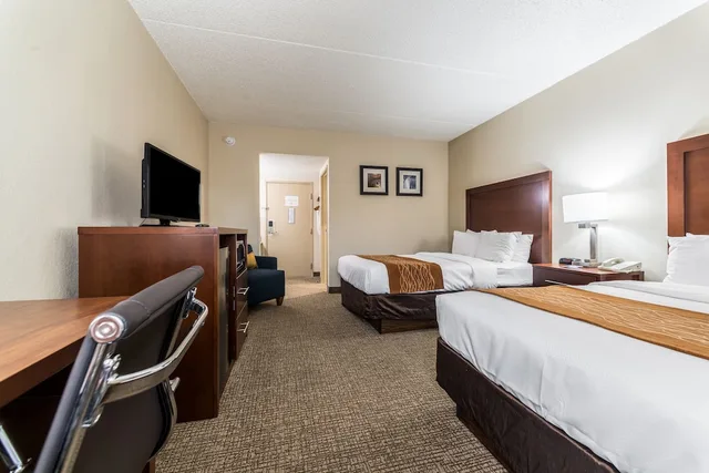 جناح بسريرين مزدوجين بغرفة نوم واحدة، Comfort Inn Festus-St. Louis South 3/7