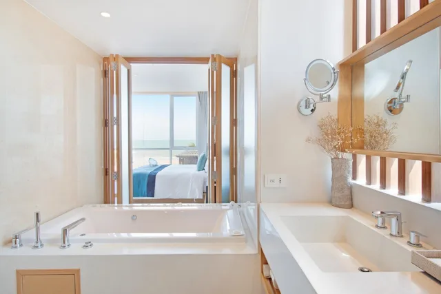 جناح بإطلالة على البحر بغرفة نوم واحدة بمسبح خاص، Ace of Hua Hin Resort 3/3