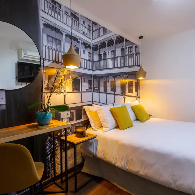 غرفة بسرير مزدوج أو سريرين منفصلين، Presidente Hotel 4/10