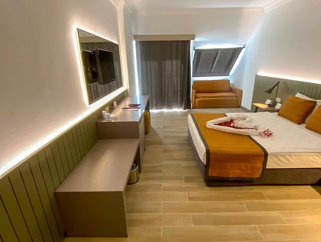 غرفة قياسية مفردة بسرير مزدوج، Queens Park Goynuk Hotel All Inclusive 6/8