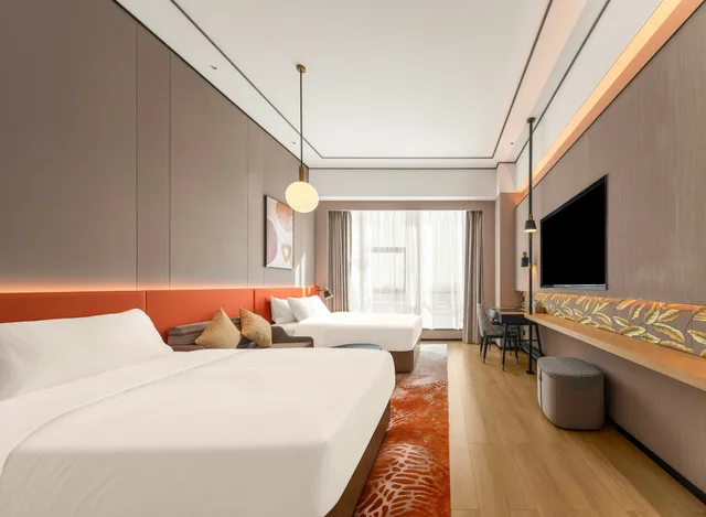 غرفة بسريرين منفصلين، Hilton Garden Inn Fenyang Yulongwan 2/6