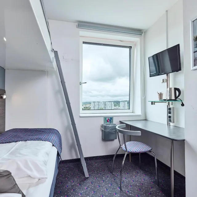 غرفة اقتصادية بسرير بطابقين، CABINN Vejle 3/8