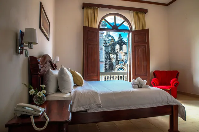 جناح جونيور بسرير كينج بشرفة، Real La Merced Hotel 7/7