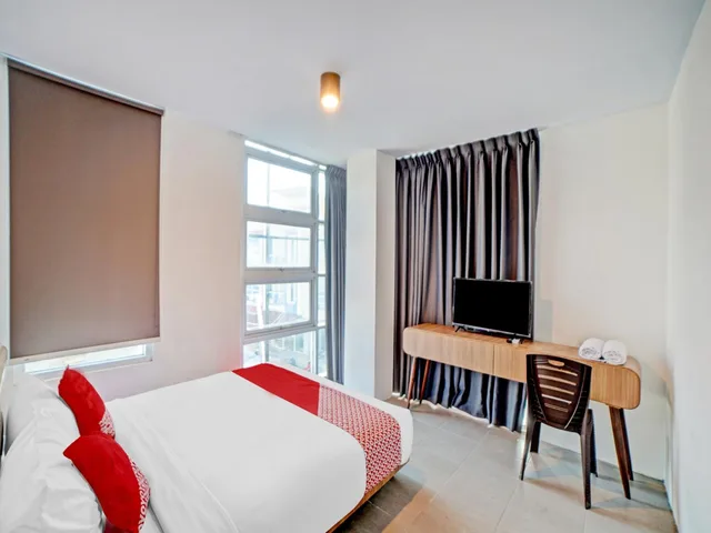 غرفة ديلوكس بسرير كينج، OYO 90559 Gamacity Residence 9/10