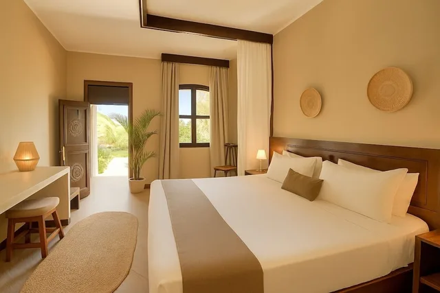 Garden, 1 King and 1 Single Beds، Diamonds Mapenzi Beach Zanzibar 3/6