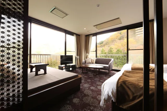 جناح بفراش فوتون وسريرين منفصلين، Hakone Nanase 2/2