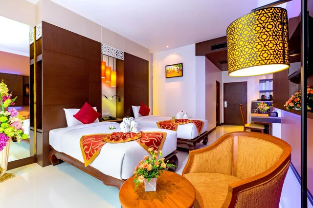 غرفة غراند ديلوكس بسرير مزدوج أو سريرين منفصلين بإطلالة على المسبح، Nipa Resort 6/9
