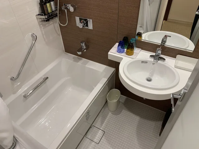 غرفة قياسية ركنية بسريرين منفصلين، Hotel Brilio Asakusabashi 4/4
