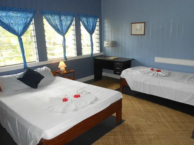غرفة قياسية بسرير فردي بحمام مشترك، The Samoan Outrigger Hotel 8/10