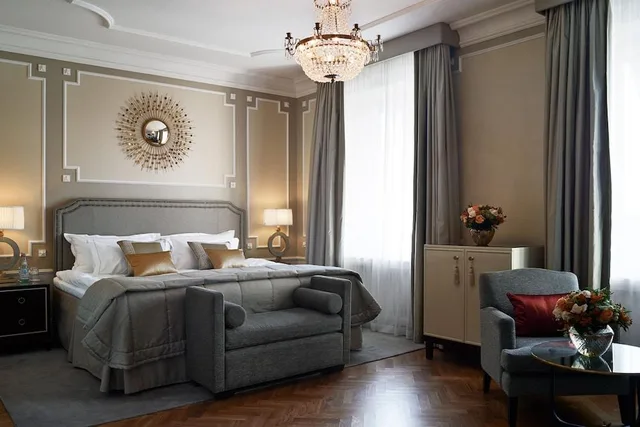 جناح جونيور بسرير كوين بإطلالة على المرفأ، Grand Hotel Stockholm 1/1