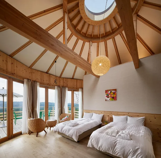 Sky, Cocoon, Twin Beds، Grand Chariot Hokuto Shichisei 135 1/1