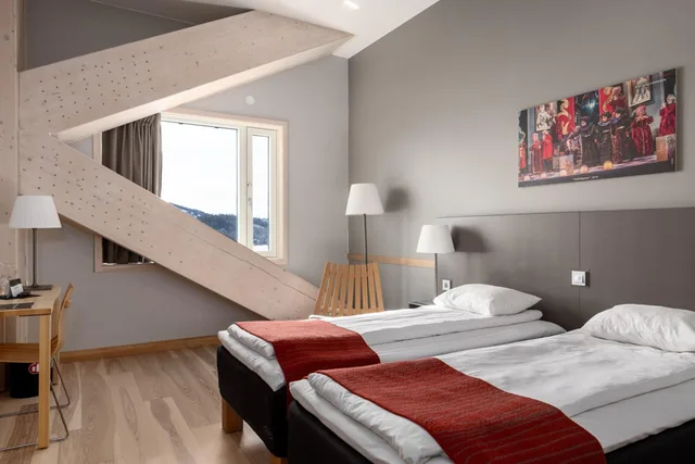 غرفة بسرير مزدوج، Wood Hotel Frichs Hotel and Spiseri 2/9