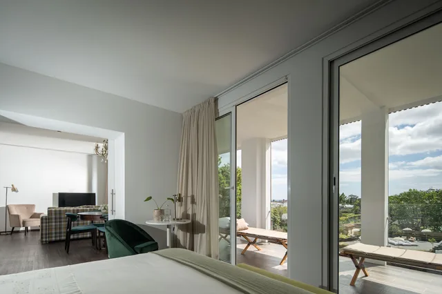 جناح جونيور بسرير كينج مع أريكة، Senhora Da Rosa Tradition And Nature Hotel 6/10