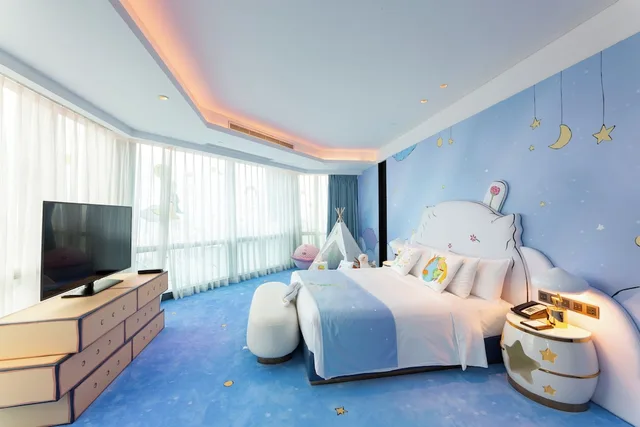 جناح عائلي بسرير كينج وسرير بطابقين، Grand Hyatt Changsha 1/1