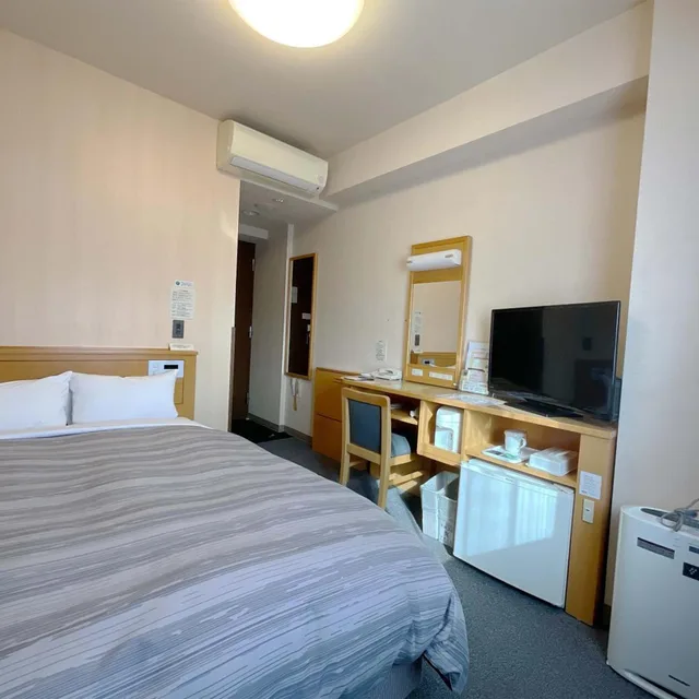 غرفة بسرير نصف مزدوج للمدخنين، Hotel Route-Inn Aizuwakamatsu 1/5