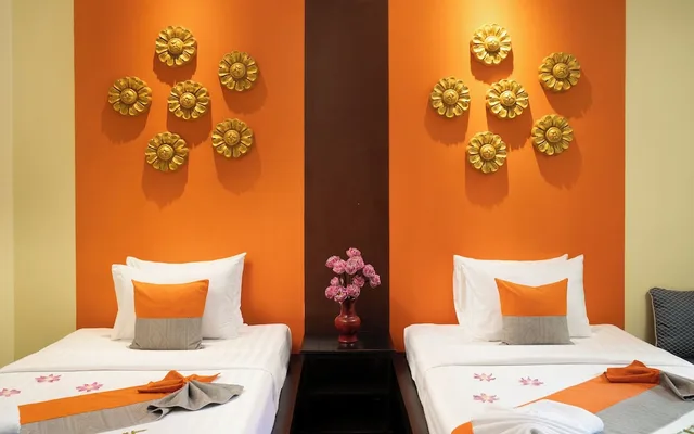 غرفة ديلوكس بسريرين منفصلين، Residence Indochine D'angkor 1/4