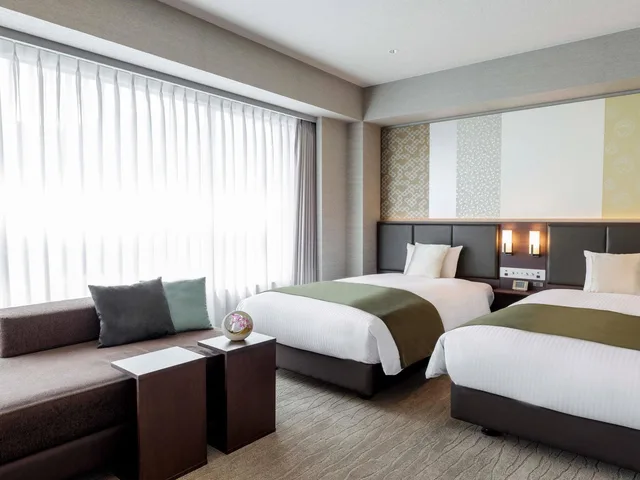 Semi Room, Suite, 2 Semi Double Beds, Small، Kyoto U-Bell Hotel 1/1